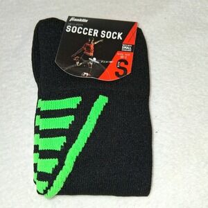 NWT Franklin‎ Neo-Fit Kids Soccer Socks  Small (Shoe SZ 10-1) Neon Green